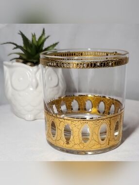 Vintage Culver Antigua Double Old Fashioned Drinking Glass